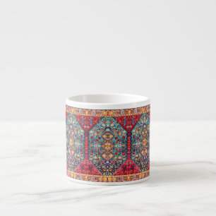 Timeless Tapestry: Colourful Moroccan Heritage Espresso Cup