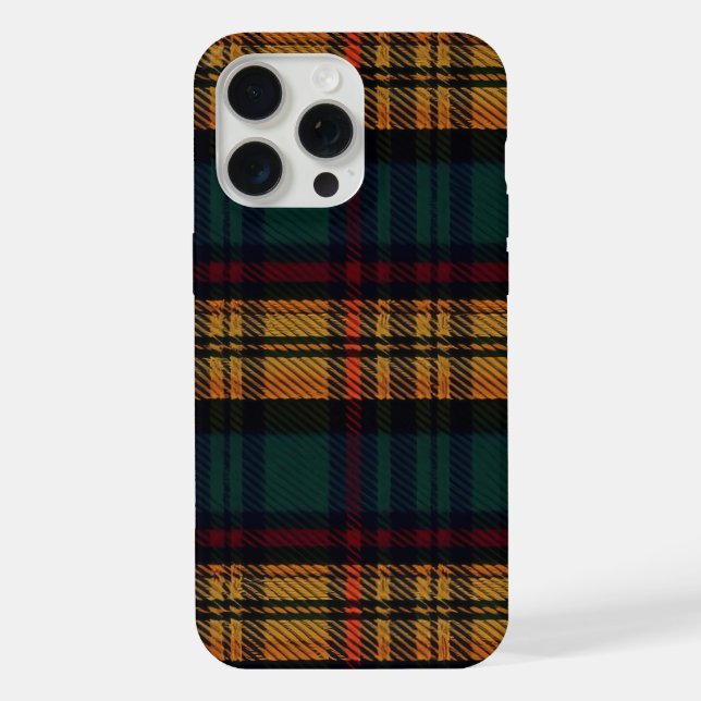 Timeless Tartan Pattern  iPhone Case (Back)