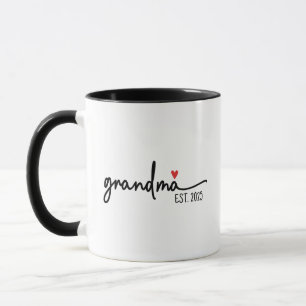 Timeless Tradition: Custom Grandma Christmas Gift Mug
