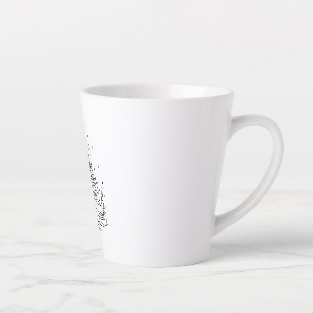 Timeless Tree Small Latte Mug | Holiday Drinkware (Right)