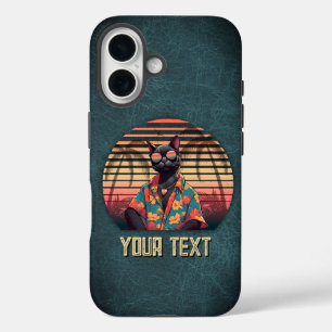 Timeless Tropical Cat Attitude iPhone 16 Case