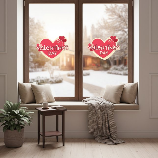 Timeless Valentine Window Accent - (Timeless Valentine Window Accent - Window Cling)