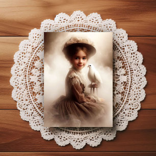Timeless Victorian Era Elegance Postcard
