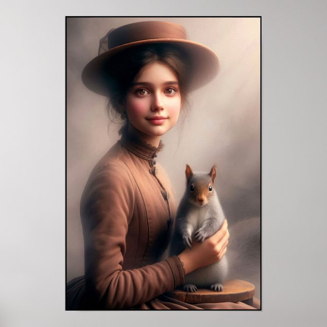 Timeless Victorian Era Elegance Wall Poster (Front)