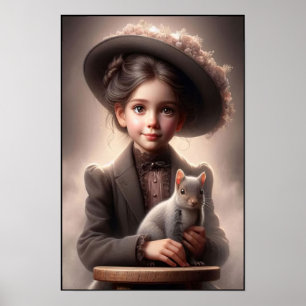 Timeless Victorian Era Elegance Wall Poster