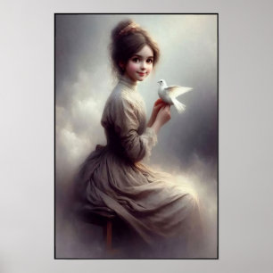 Timeless Victorian Era Elegance Wall Poster