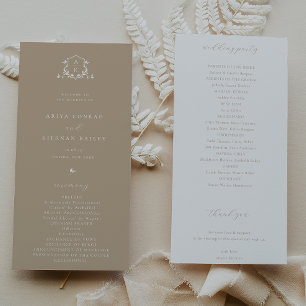 Timeless Vines Monogram Crest Beige Program