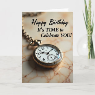 Timeless Watch Birthday Card