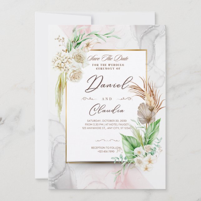 Timeless Wedding Invitations: Elegant Styles & The Invitation (Front)