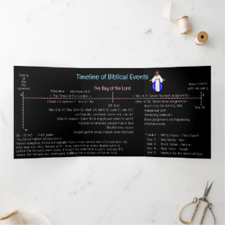Timeline of Biblical Events  Tri-Fold Card