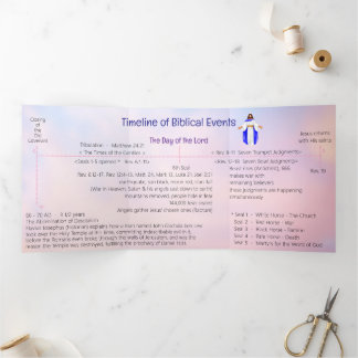 Timeline of Biblical Events  Tri-Fold Card