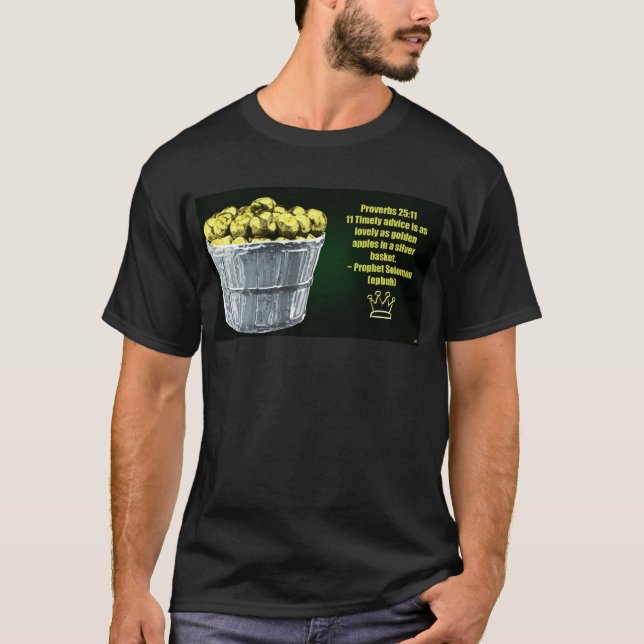 Timely Advice Proverb Tshirt (Front)