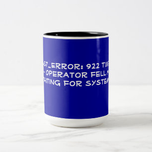 Timeout Error Code Two-Tone Coffee Mug