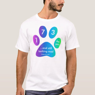 timepodz rainbow dog years - 173 (40 years old) T-Shirt
