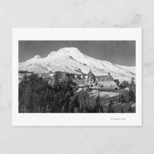 Timerline Lodge and Mt. Hood Photograph Postcard