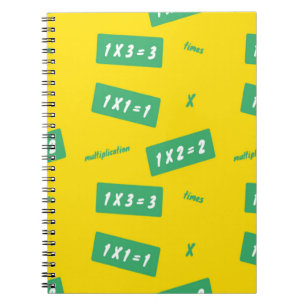 Times one yellow learning notebook