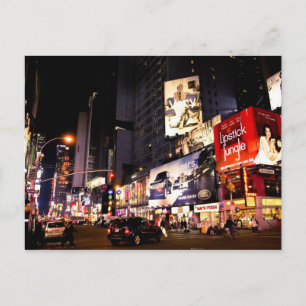 Times Sq Billboards Postcard