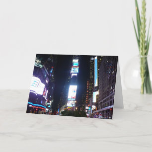times sqare bright card