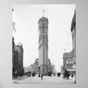 Times Square, 1908. Vintage Photo Poster