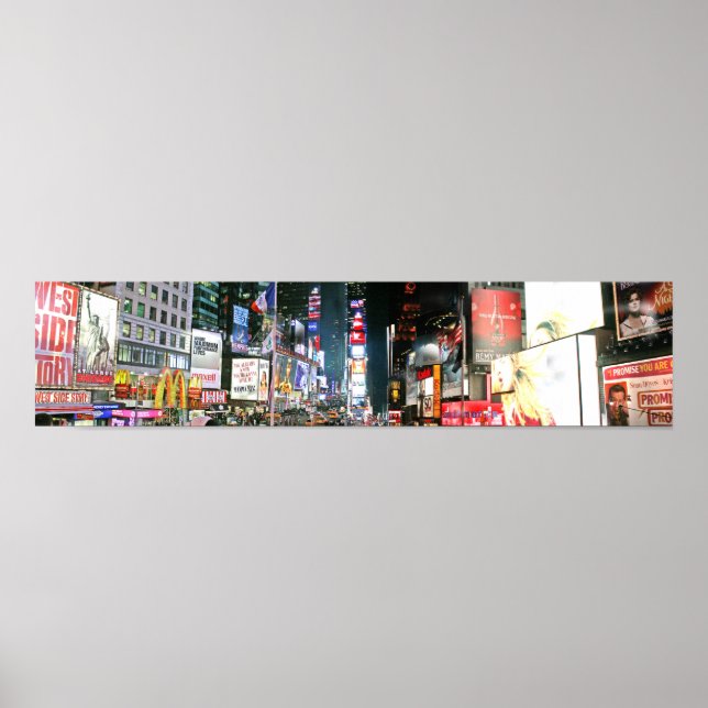 Times Square at Night Poster (Front)