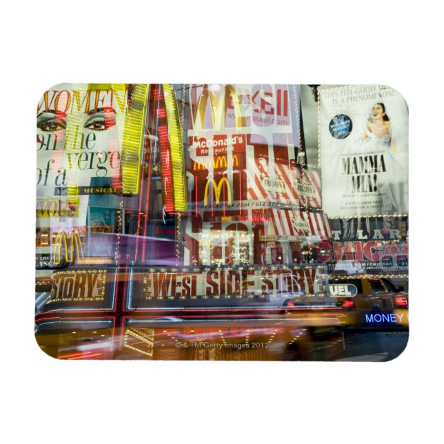 Times Square at Twilight Magnet (Horizontal)