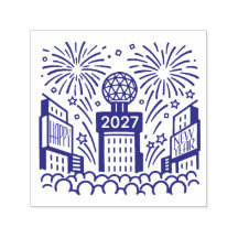 Times Square Ball Drop New Year 2027 Gold