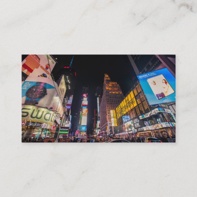Times Square Business Cards (Front)