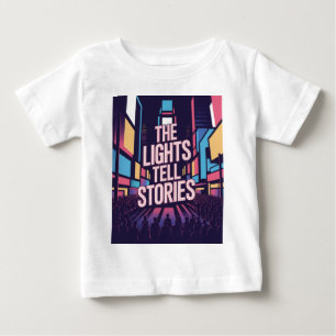 Times Square Glow Nights New York Baby T-Shirt