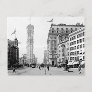 Times Square in 1908 Postcard