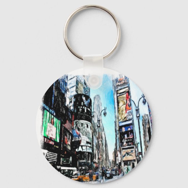 Times Square Key Ring (Front)