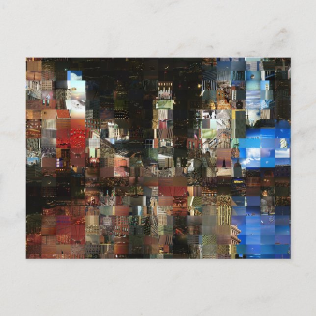 times square mosaic postcard (Front)