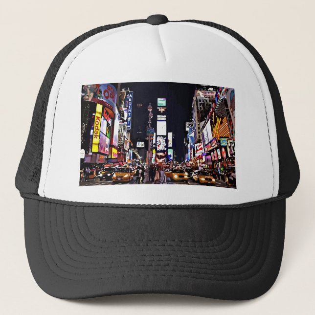 Times Square, New York 2 Trucker Hat (Front)