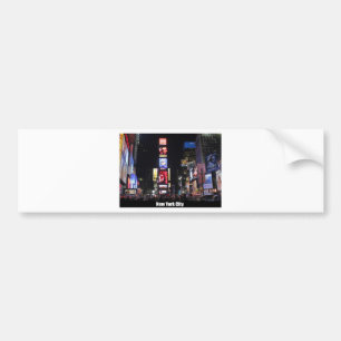 Times Square New York City Bumper Sticker