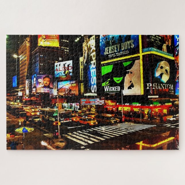 Times Square New York Jigsaw Puzzle (Horizontal)