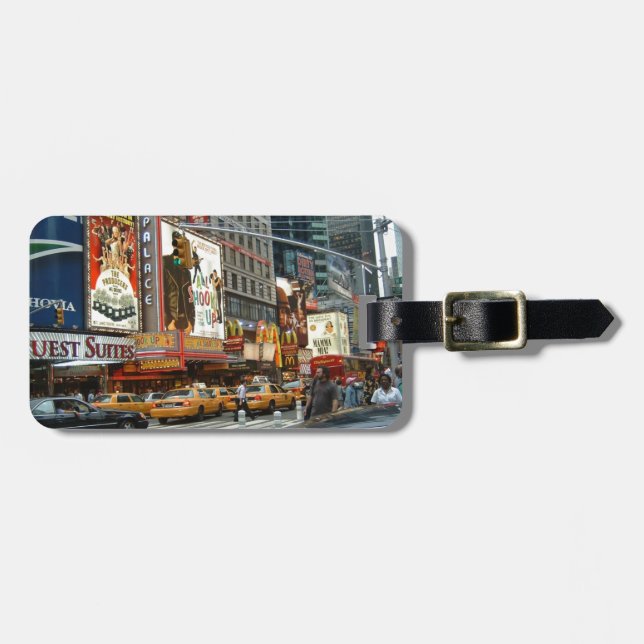 Times Square NY Luggage Tag (Front Horizontal)