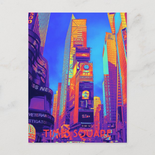 TIMES SQUARE POSTCARD (Front)