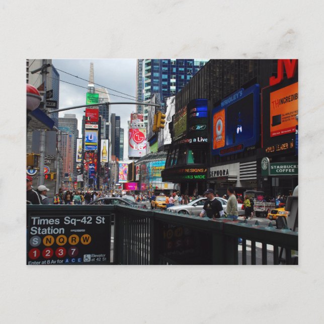 Times Square postcard (Front)