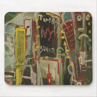TIMES SQUARE RED WINE MOUSE PAD