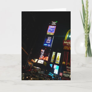 times square signs card