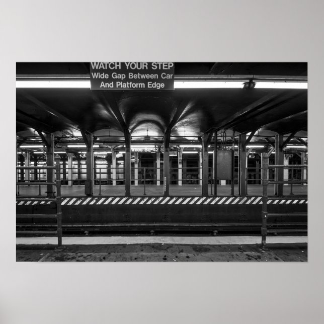 Times Square Subway Station New York City  Poster (Front)