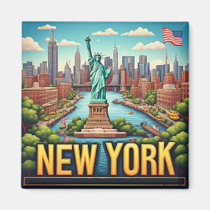 🧲 Times Square Vacation Memory New York ✨ Magnet