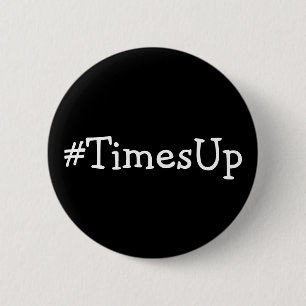 #TimesUp Solidarity Against Abuse and Harrassment 6 Cm Round Badge