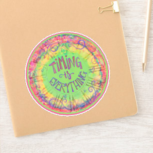 Timing is Everything Clock Inspirivity Encouraging