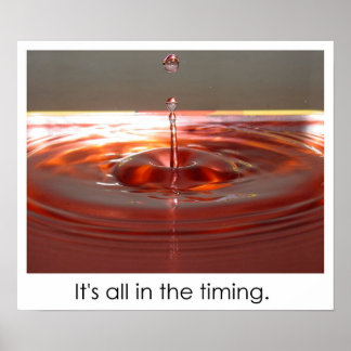 Timing Poster