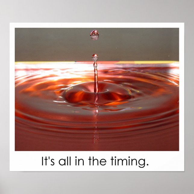 Timing Poster (Front)