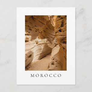 Timlalin’s canyon, near Tamri, Morocco travel Postcard