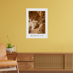 Timlalin’s canyon, near Tamri, Morocco travel Poster
