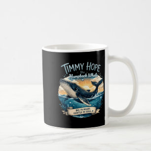 Timmy Hope Cute Humpback Whale Gentle Heart Coffee Mug
