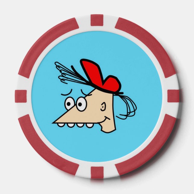 Timmy Trembled Poker Chips (Front)