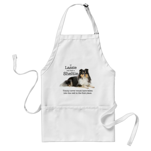 Timmy's Tri-Colour Sheltie Apron (Front)